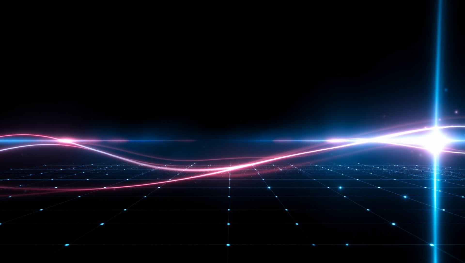 Dark abstract cyber-tech circuit matrix backdrop